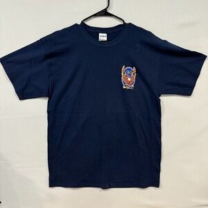 Gildan T-Shirt Men's L Navy Daytona‎ Beach Bike Week 2010 Eagle Graphic